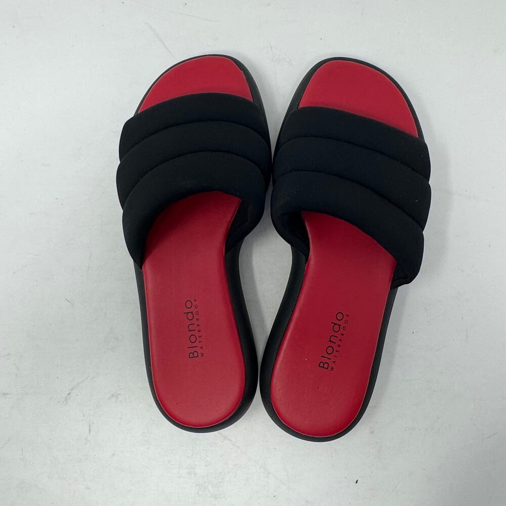 Blondo Womens Red Waterproof Silvana Slide Sandals Slip-On Size 8 - Picture 9 of 13